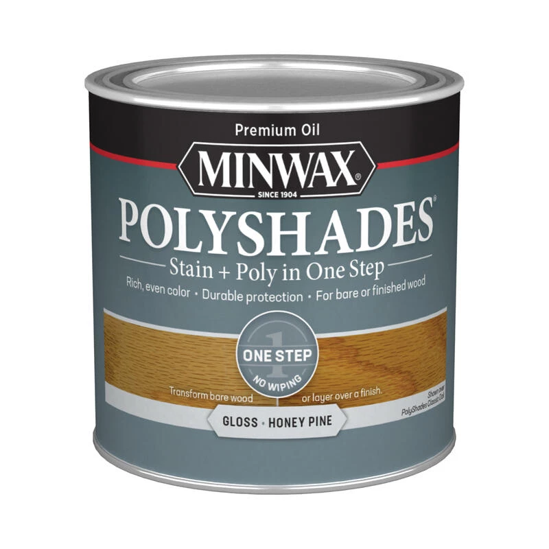 Best deal ✔️ Minwax PolyShades Semi-Transparent Gloss Honey Pine Oil-Based Stain/Polyurethane Finish 0.5 pt 🛒 4 Best deal ✔️ Minwax PolyShades Semi-Transparent Gloss Honey Pine Oil-Based Stain/Polyurethane Finish 0.5 pt 🛒 - Image 2