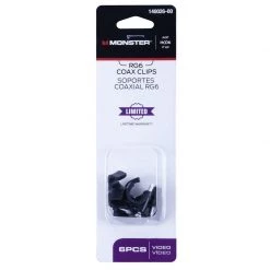 Cheap ๐ Monster Just Hook It Up Cable RG6 Coaxial Cable Clips 6 pk ๐งจ