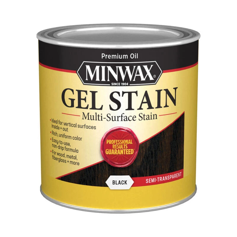 Wholesale 🎁 Minwax Gel Stain Semi-Transparent Black Oil-Based Gel Stain 0.5 pt 😍 4 Wholesale 🎁 Minwax Gel Stain Semi-Transparent Black Oil-Based Gel Stain 0.5 pt 😍 - Image 2