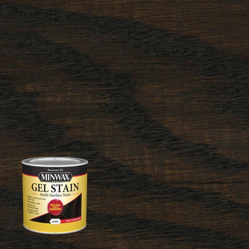 Wholesale 🎁 Minwax Gel Stain Semi-Transparent Black Oil-Based Gel Stain 0.5 pt 😍 3 Wholesale 🎁 Minwax Gel Stain Semi-Transparent Black Oil-Based Gel Stain 0.5 pt 😍