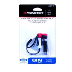 Brand new ๐ Monster Just Hook It Up Adapter Cable 1 pk ๐งจ