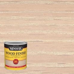 Flash Sale ✔️ Minwax Wood Finish Semi-Transparent Simply White Oil-Based Penetrating Wood Finish 1 qt ✔️