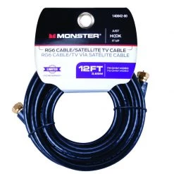 Buy 🎁 Monster Just Hook It Up 12 ft. Video Coaxial Cable ✨