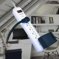 Budget 🎁 Monster Just Power It Up 15 ft. L 6 outlets Surge Protector White 1080 J 👍 -Minwax store online 13982030 1b66 41a8 a8a1 c4d81f45ab5c