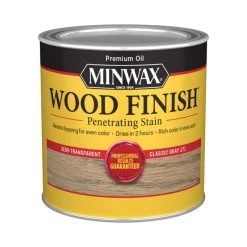 Budget 🔔 Minwax Wood Finish Semi-Transparent Classic Gray Oil-Based Penetrating Wood Stain 0.5 pt 🛒 -Minwax store online 1918661c 7c09 40cf 9e0f ab2ae9784e8e