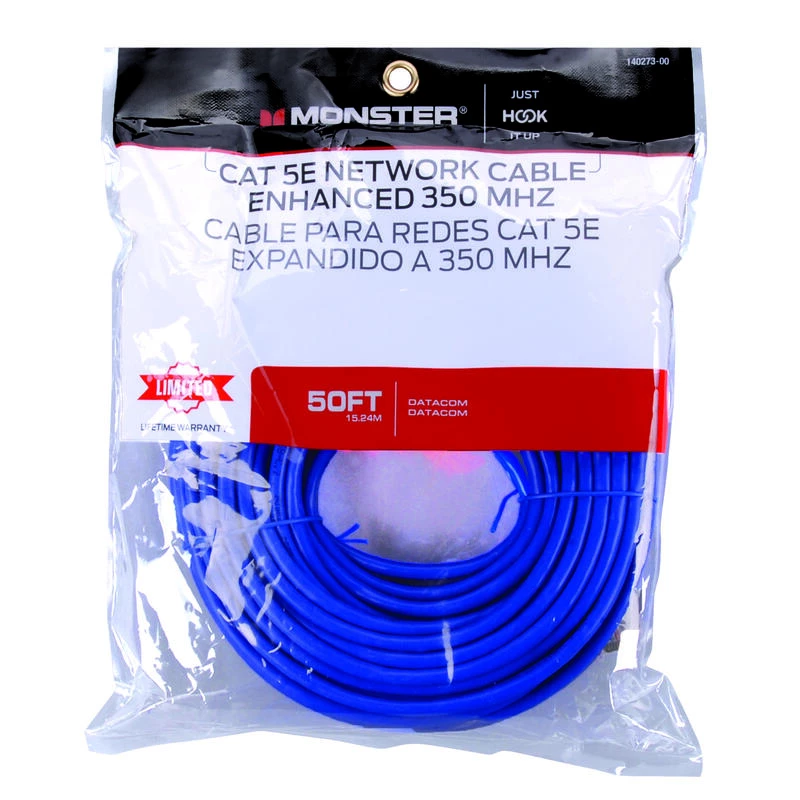 Buy ✨ Monster Just Hook It Up 50 ft. L Category 5E Networking Cable 🛒 3 Buy ✨ Monster Just Hook It Up 50 ft. L Category 5E Networking Cable 🛒