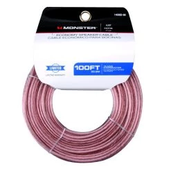 Best Sale 🔥 Monster Just Hook It Up 100 ft. L Speaker Wire AWG 🎉