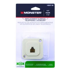 Wholesale 💯 Monster Just Hook It Up 1-Jack Phone Jack Surface-Mount ✔️