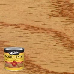 Best Pirce ⭐ Minwax Wood Finish Semi-Transparent Colonial Maple Oil-Based Penetrating Wood Stain 0.5 pt 🎁