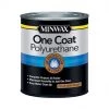 Outlet 🛒 Minwax One Coat Transparent Semi-Gloss Crystal Clear Water-Based Polyurethane 1 qt ⌛