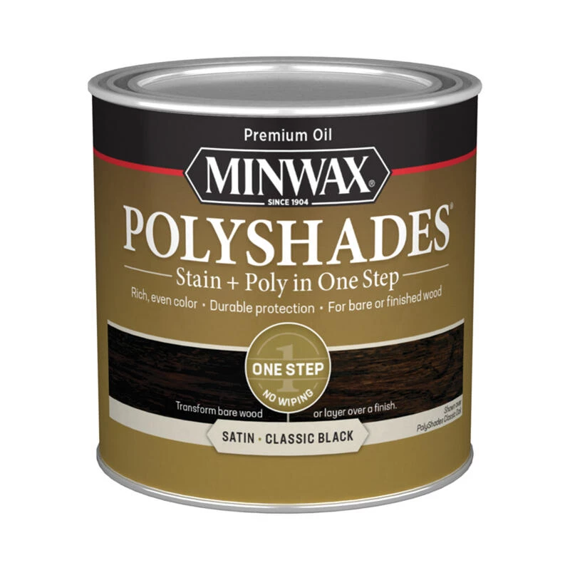 Coupon โ Minwax PolyShades Semi-Transparent Satin Classic Black Oil-Based Stain/Polyurethane Finish 0.5 pt ๐ 4 Coupon โ Minwax PolyShades Semi-Transparent Satin Classic Black Oil-Based Stain/Polyurethane Finish 0.5 pt ๐ - Image 2