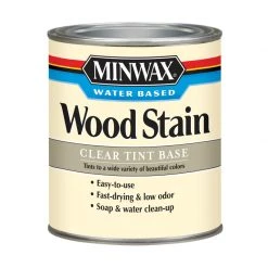 New 💯 Minwax Water-Based Wood Stain Transparent Clear Water-Based Wood Stain 1 qt 🎁