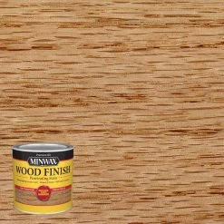 Hot Sale ❤️ Minwax Wood Finish Semi-Transparent Puritan Pine Oil-Based Penetrating Wood Stain 0.5 pt ❤️
