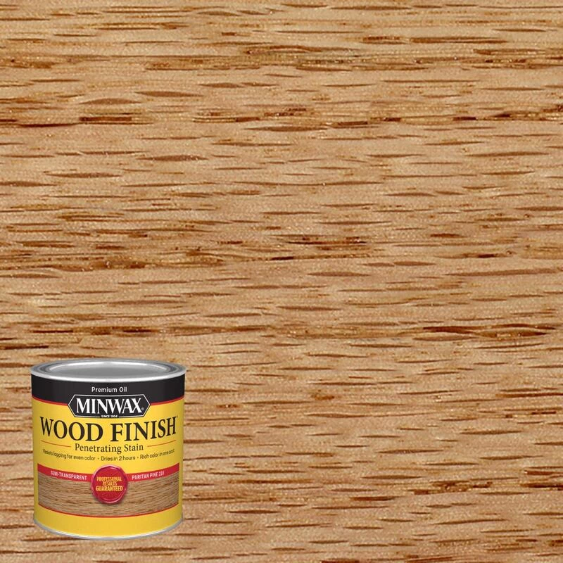 Hot Sale ❤️ Minwax Wood Finish Semi-Transparent Puritan Pine Oil-Based Penetrating Wood Stain 0.5 pt ❤️ 3 Hot Sale ❤️ Minwax Wood Finish Semi-Transparent Puritan Pine Oil-Based Penetrating Wood Stain 0.5 pt ❤️