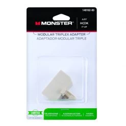 Promo 👍 Monster Just Hook It Up 0 ft. L Ivory Modular Telephone Line Cable 👍