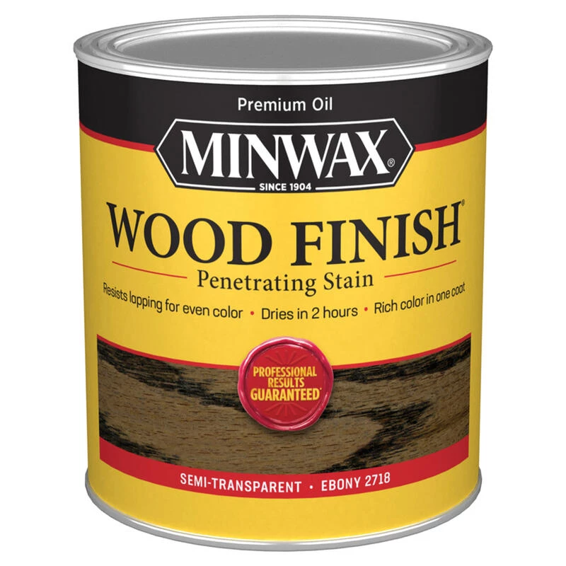 Discount ✨ Minwax Wood Finish Semi-Transparent Ebony Oil-Based Penetrating Wood Stain 1 qt 😀 4 Discount ✨ Minwax Wood Finish Semi-Transparent Ebony Oil-Based Penetrating Wood Stain 1 qt 😀 - Image 2