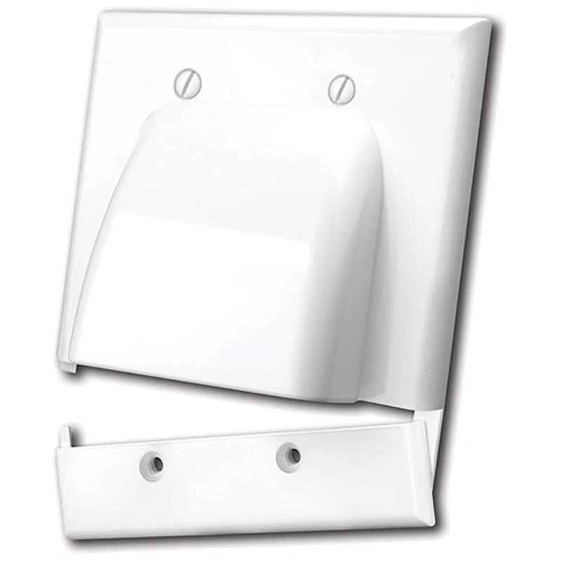 Promo 🛒 Monster Just Hook It Up White 2 gang Plastic Cable/Telco Wall Plate 1 pk 😀 4 Promo 🛒 Monster Just Hook It Up White 2 gang Plastic Cable/Telco Wall Plate 1 pk 😀 - Image 2