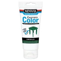 Best deal 👍 Minwax Express Color Semi-Transparent Emerald Water-Based Acrylic Wiping Stain and Finish 6 oz 🎁