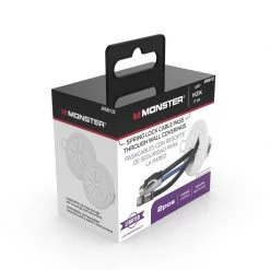 New 🌟 Monster Just Hook It Up White 1 gang Plastic Spring Lock Cable Pass Wall Plate 2 pk 🧨 -Minwax store online 57e318ee e261 4e6c ba17 219a847e072c