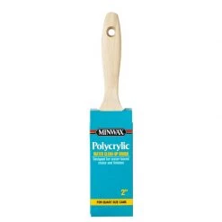 Budget 🛒 Minwax Polycrylic 2 in. Flat Stain Brush 🔔