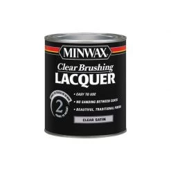 Best Sale 👍 Minwax Satin Clear Oil-Based Brushing Lacquer 1 qt 🎉