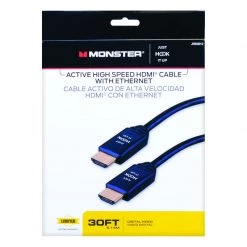 Deals ⭐ Monster Just Hook It Up 30 ft. L High Speed Cable with Ethernet HDMI 💯