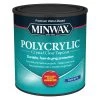 Brand new ⌛ Minwax Polycrylic Matte Crystal Clear Water-Based Polyurethane 1 qt 😀 -Minwax store online 656fe1ea 325e 4f3b 9e99 5a456f355abc