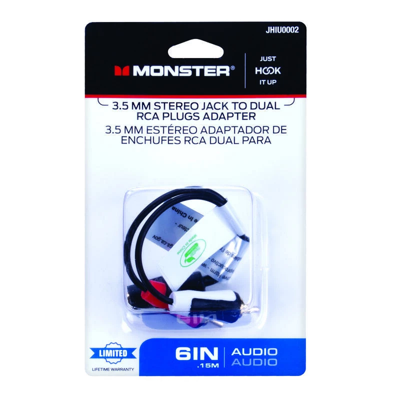 Flash Sale 🤩 Monster Just Hook It Up Audio Visual Adapter 1 pk 🔥 3 Flash Sale 🤩 Monster Just Hook It Up Audio Visual Adapter 1 pk 🔥