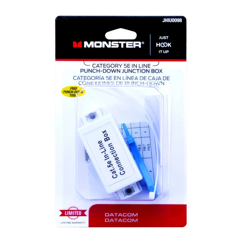 Brand new 🎁 Monster Just Hook It Up Category 5E In-line Adapter 1 pk 🤩 4 Brand new 🎁 Monster Just Hook It Up Category 5E In-line Adapter 1 pk 🤩 - Image 2