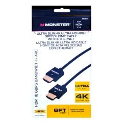 Coupon 😍 Monster Just Hook It Up 6 ft. L High Speed Cable with Ethernet HDMI 🎁