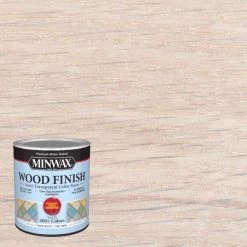 Flash Sale 💯 Minwax Wood Finish Water-Based Semi-Transparent Pure White Tint Base Wood Stain 1 qt 🛒
