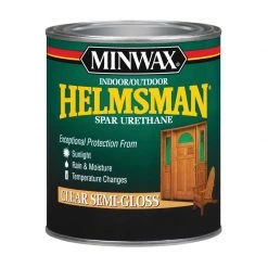 Cheap ๐งจ Minwax Helmsman Semi-Gloss Clear Oil-Based Spar Urethane 1 qt ๐