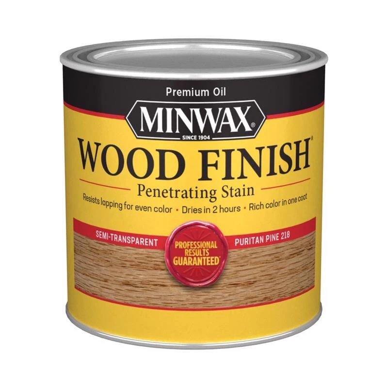 Hot Sale ❤️ Minwax Wood Finish Semi-Transparent Puritan Pine Oil-Based Penetrating Wood Stain 0.5 pt ❤️ 4 Hot Sale ❤️ Minwax Wood Finish Semi-Transparent Puritan Pine Oil-Based Penetrating Wood Stain 0.5 pt ❤️ - Image 2