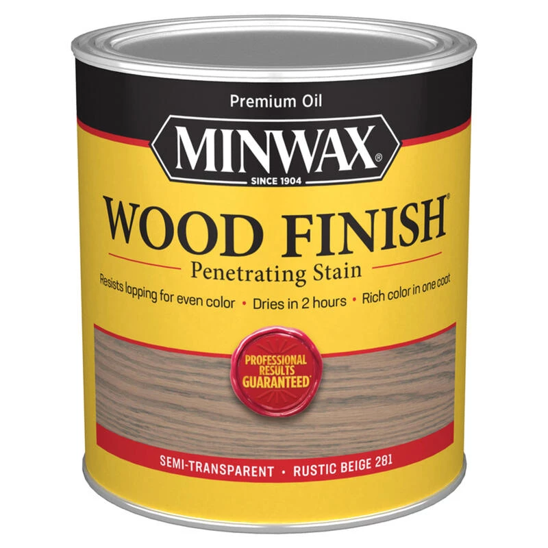 Hot Sale ✨ Minwax Wood Finish Semi-Transparent Rustic Beige Oil-Based Penetrating Wood Stain 1 qt ✔️ 4 Hot Sale ✨ Minwax Wood Finish Semi-Transparent Rustic Beige Oil-Based Penetrating Wood Stain 1 qt ✔️ - Image 2