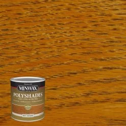 Best Pirce ⭐ Minwax PolyShades Semi-Transparent Satin Olde Maple Oil-Based Stain/Polyurethane Finish 1 qt ⌛