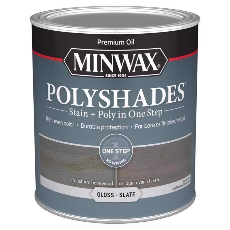 Best deal โ๏ธ Minwax PolyShades Semi-Transparent Gloss Slate Oil-Based Stain/Polyurethane Finish 1 qt ๐ 4 Best deal โ๏ธ Minwax PolyShades Semi-Transparent Gloss Slate Oil-Based Stain/Polyurethane Finish 1 qt ๐ - Image 2