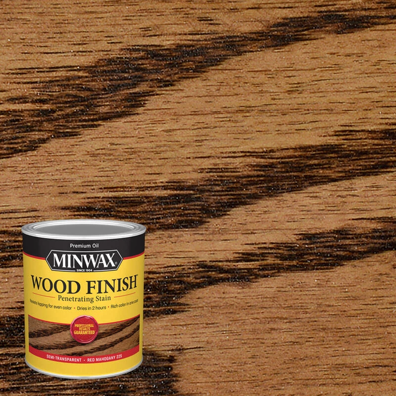 Brand new ❤️ Minwax Wood Finish Semi-Transparent Red Mahogany Oil-Based Penetrating Wood Stain 1 qt ✔️ 3 Brand new ❤️ Minwax Wood Finish Semi-Transparent Red Mahogany Oil-Based Penetrating Wood Stain 1 qt ✔️