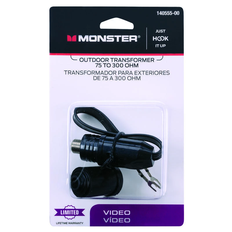 Flash Sale ✨ Monster Just Hook It Up Cable F Matching Video Transformer 1 pk 😀 3 Flash Sale ✨ Monster Just Hook It Up Cable F Matching Video Transformer 1 pk 😀