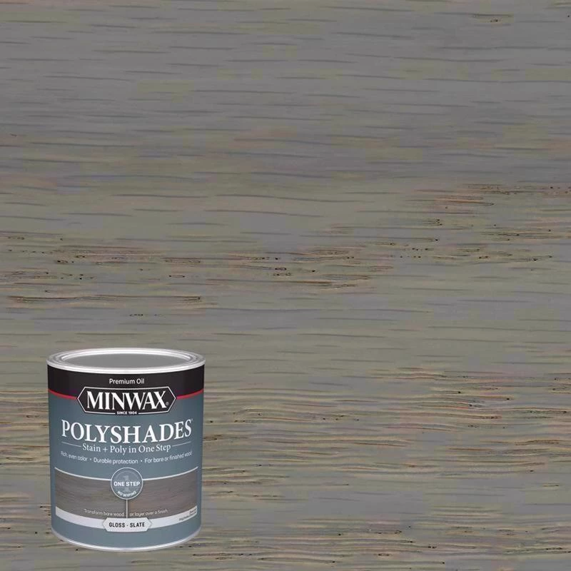 Best deal โ๏ธ Minwax PolyShades Semi-Transparent Gloss Slate Oil-Based Stain/Polyurethane Finish 1 qt ๐ 3 Best deal โ๏ธ Minwax PolyShades Semi-Transparent Gloss Slate Oil-Based Stain/Polyurethane Finish 1 qt ๐