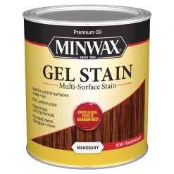 Coupon 👏 Minwax Gel Stain Semi-Transparent Mahogany Oil-Based Gel Stain 1 qt 🎉 -Minwax store online 787a8d23 b24d 441a ac57 8e0ee5d61b2d