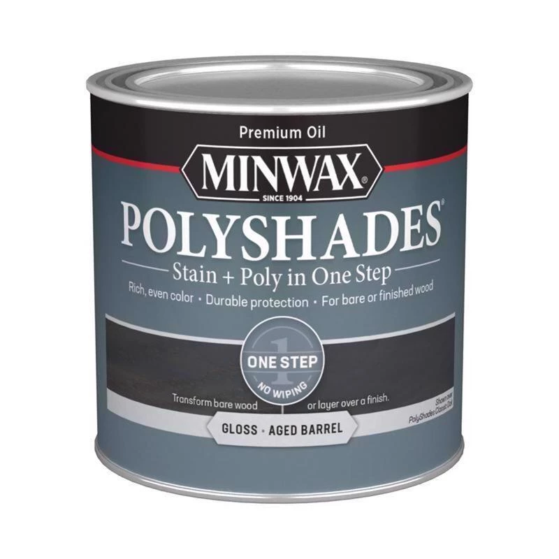 Best Pirce ✔️ Minwax PolyShades Semi-Transparent Gloss Aged Barrel Stain/Polyurethane Finish 0.5 pt 🎉 4 Best Pirce ✔️ Minwax PolyShades Semi-Transparent Gloss Aged Barrel Stain/Polyurethane Finish 0.5 pt 🎉 - Image 2