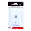 Best reviews of 🔥 Monster Just Hook It Up White 1 gang Plastic Keystone Wall Plate 1 pk 😍