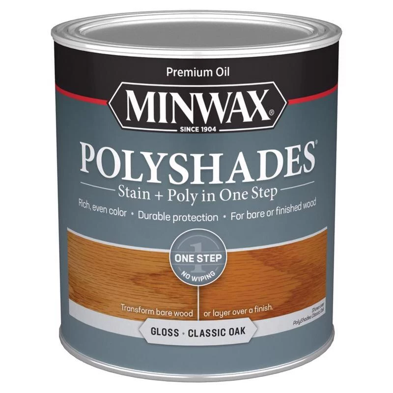 Cheapest 😍 Minwax PolyShades Semi-Transparent Gloss Classic Oak Oil-Based Stain/Polyurethane Finish 1 qt 🌟 4 Cheapest 😍 Minwax PolyShades Semi-Transparent Gloss Classic Oak Oil-Based Stain/Polyurethane Finish 1 qt 🌟 - Image 2