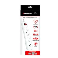 Brand new 😀 Monster Just Power It Up 8 ft. L 6 outlets Surge Protector White 1080 J 🎉 -Minwax store online 837dcccb a38f 4fd5 bc35 130bbd4bd1de