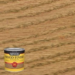 New ๐ Minwax Wood Finish Semi-Transparent Weathered Oak Oil-Based Penetrating Wood Stain 0.5 pt โญ