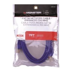 Wholesale 👍 Monster Just Hook It Up 7 ft. L Category 5E Networking Cable 🎁