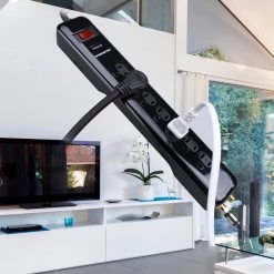 New 🎉 Monster Just Power It Up 6 ft. L 7 outlets Surge Protector Black 1080 J ⭐ -Minwax store online 9747aa09 ad8d 4b21 a9b7 3ac6fdc610d3