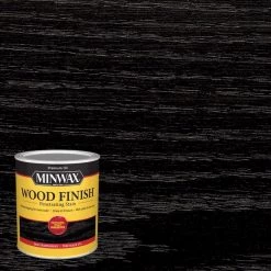 Flash Sale 🎁 Minwax Wood Finish Semi-Transparent True Black Oil-Based Penetrating Wood Finish 1 qt 🎉