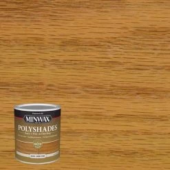 Brand new 😍 Minwax PolyShades Semi-Transparent Satin Honey Pine Oil-Based Stain/Polyurethane Finish 1 qt 🎉