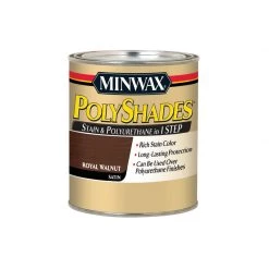 Buy ✔️ Minwax PolyShades Semi-Transparent Satin Royal Walnut Oil-Based Stain/Polyurethane Finish 1 qt 👏